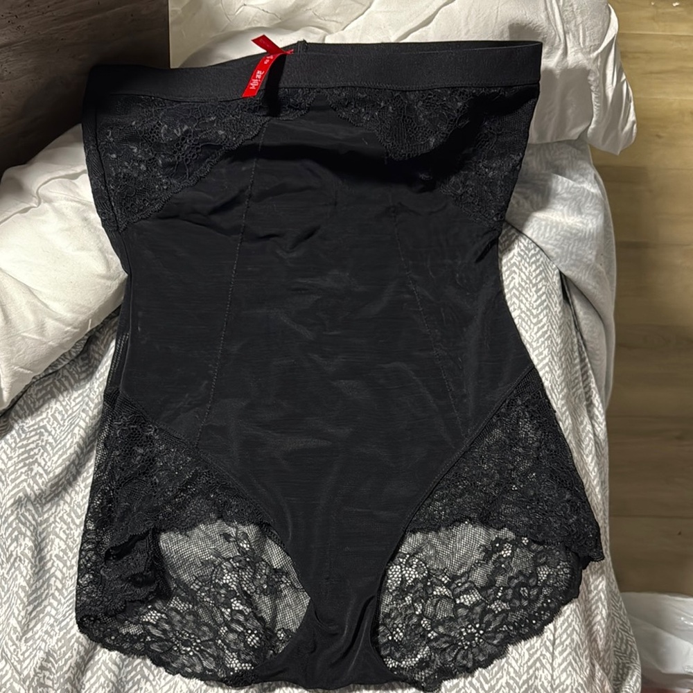 SPANX Black Shapewear with Lace Details